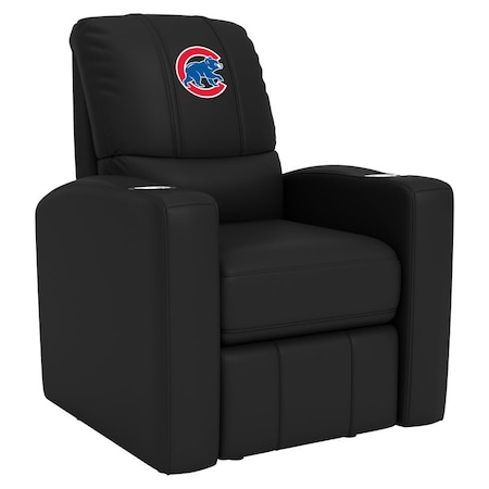 Dreamseat Stealth Recliner with Chicago Cubs Secondary Logo XZ52082CDSMHTBLK-PSMLB20041
